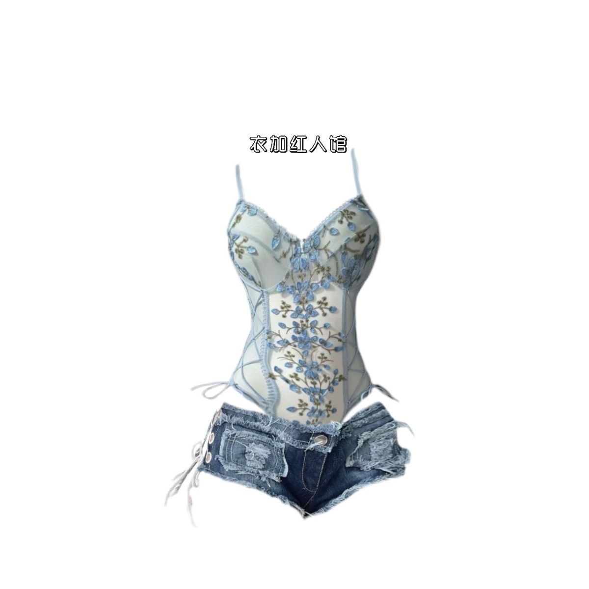 Jeans - Lingeries sexy quente sexy mulher lingerie