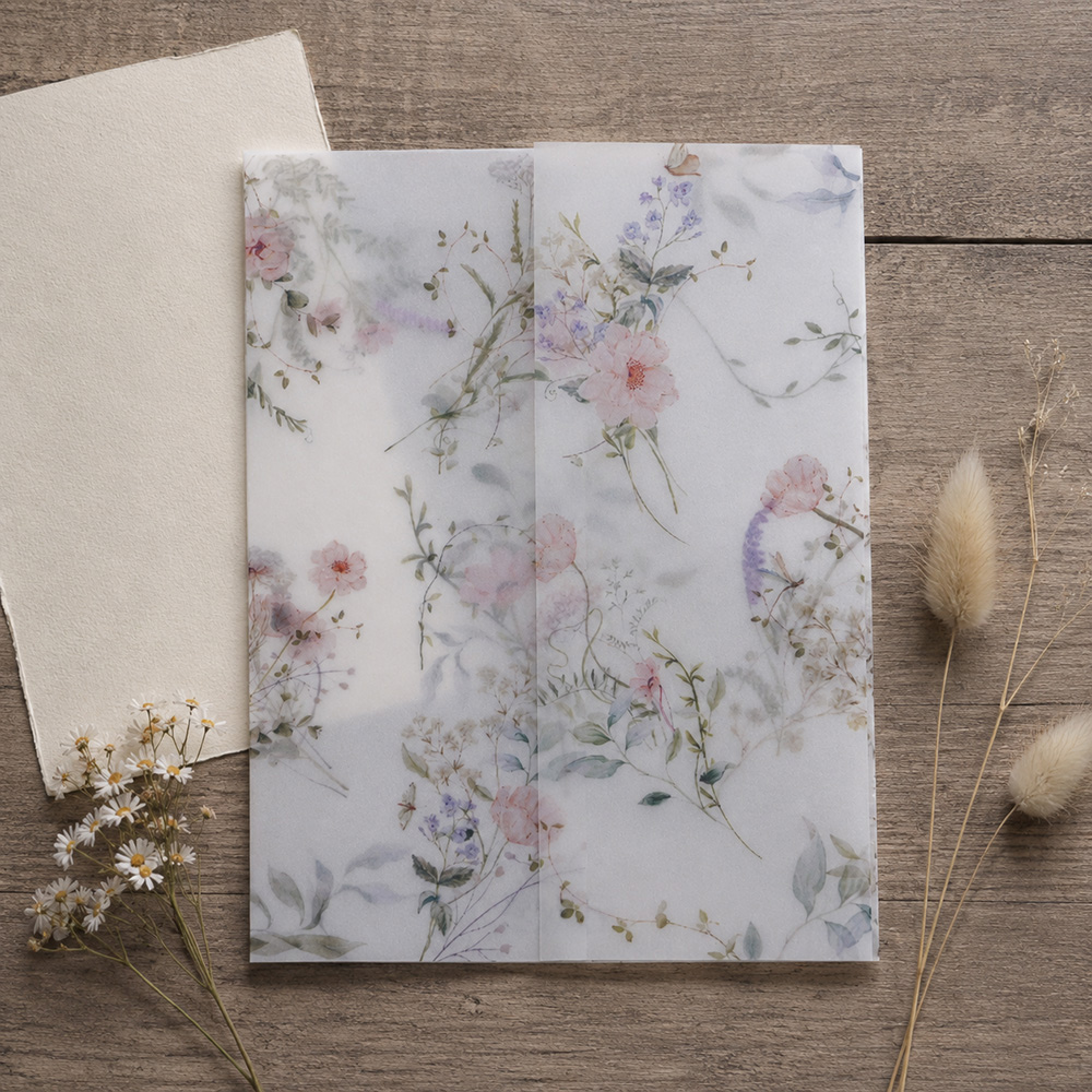 Jackets - 20/50 unidades de Papel Vegetal com