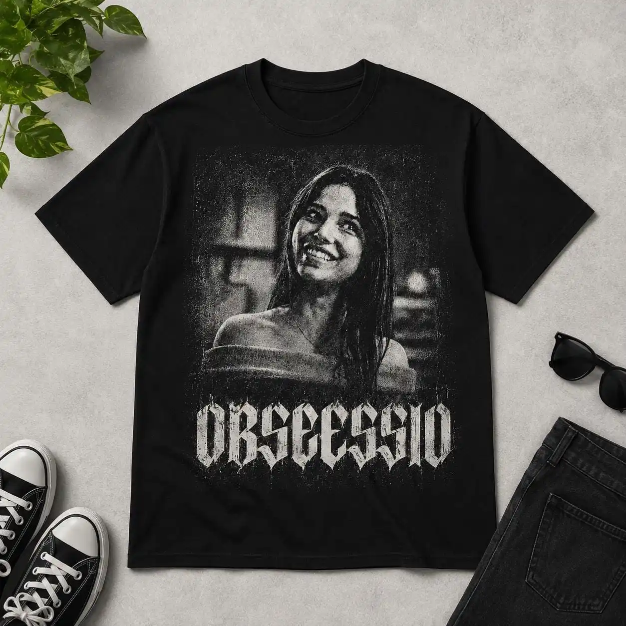 Acid Wash Vintage Graphic T Shirt - Camiseta Vintage Obsession Acid Wash, Camiseta