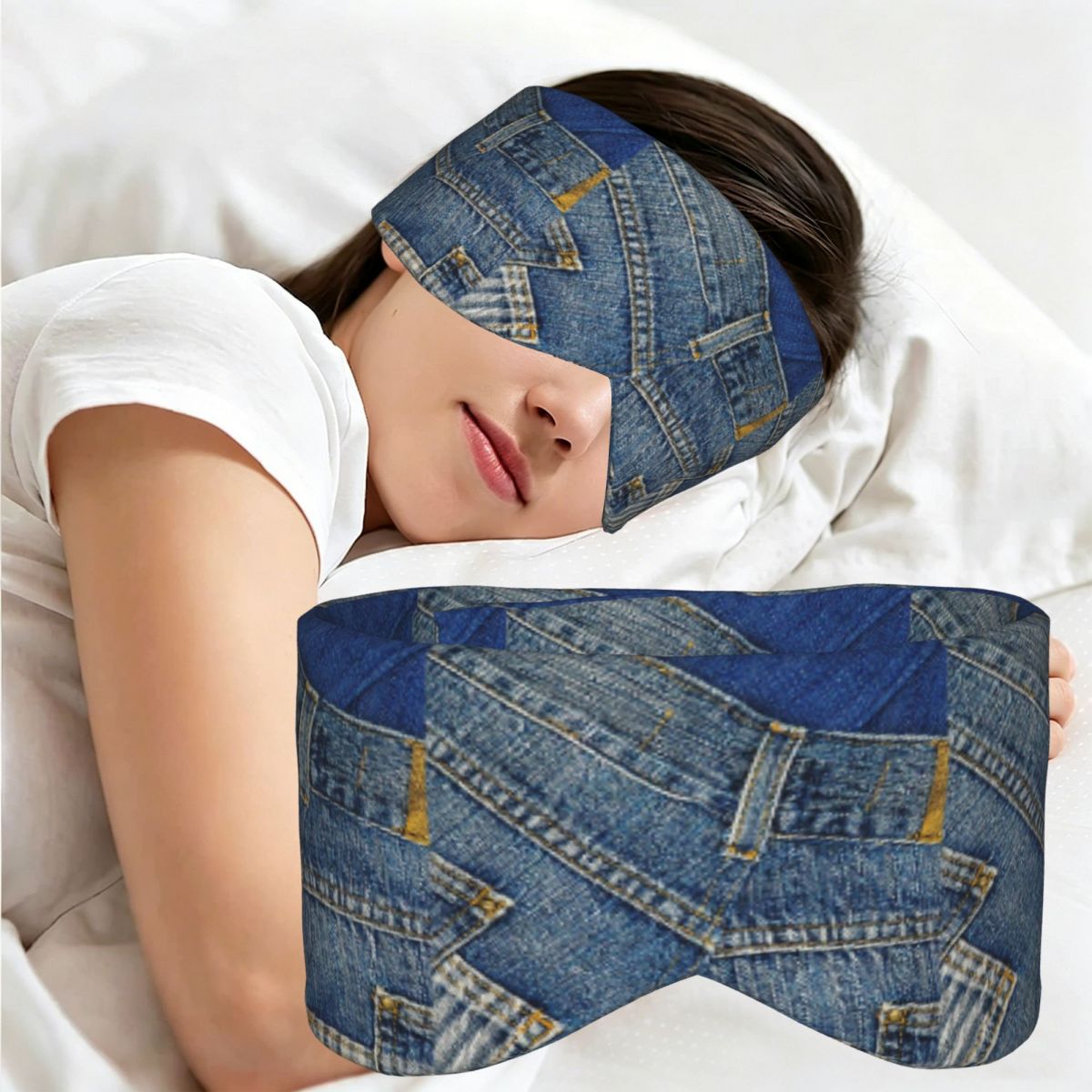 Jeans - Máscara de Olhos para Dormir em