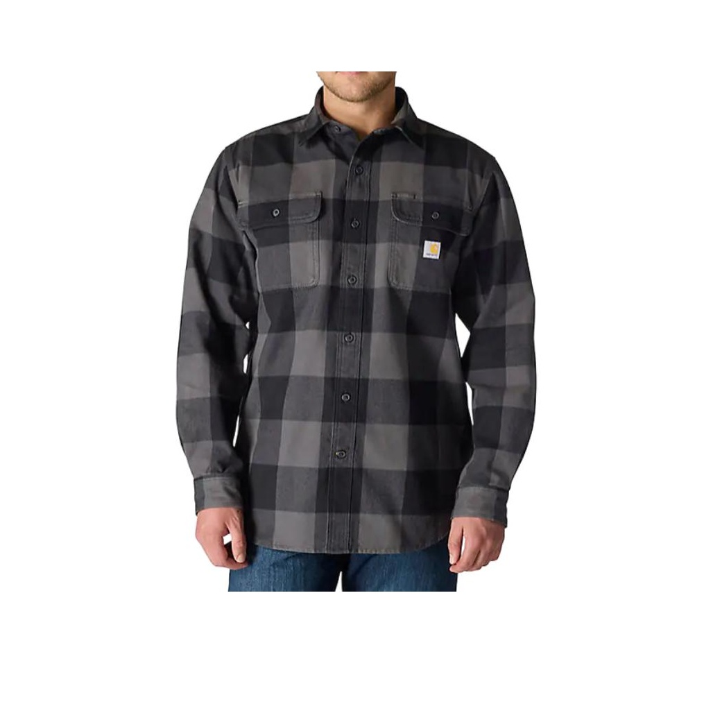 Flannel Plaid Shirt Heavy Weight - Camisa de Flanela Xadrez de Manga