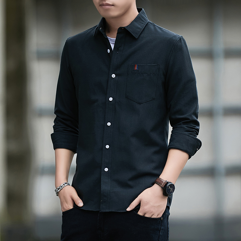Mens Linen Shirt Long Sleeve - Jaqueta esportiva de manga comprida masculina,