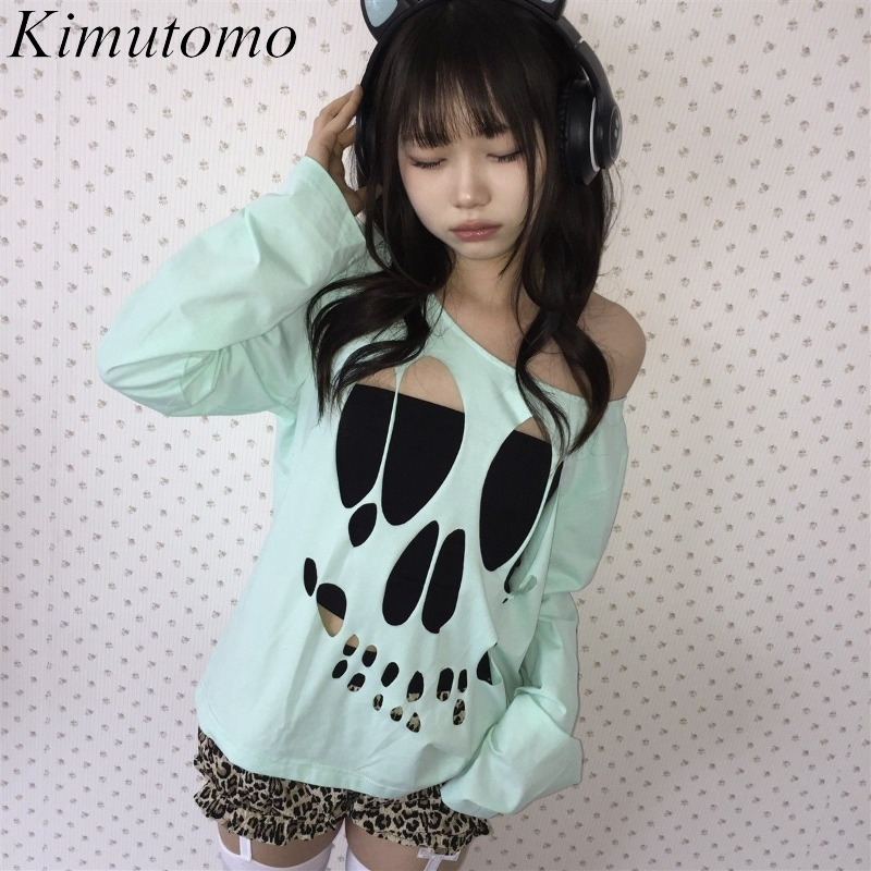 T-Shirts - Camisetas Femininas Kimutomo Sexy Vintage com