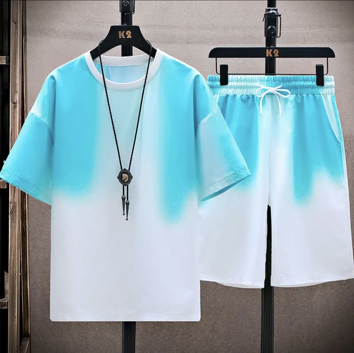 Shorts - Novo conjunto de verão em seda