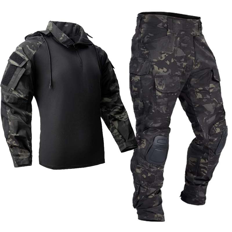 Tactical Military Shirt Cargo - Uniforme Tático Masculino Militar para Atividades
