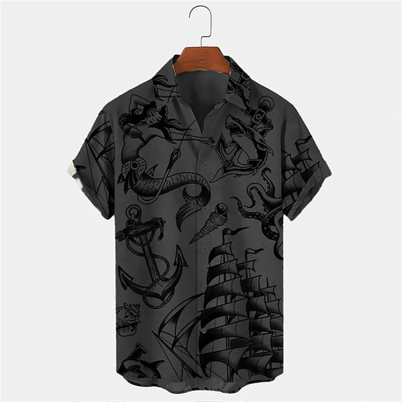 Camisa Havaiana Masculina de V - Vintage Hawaiian Floral Shirt avaliação e preço
