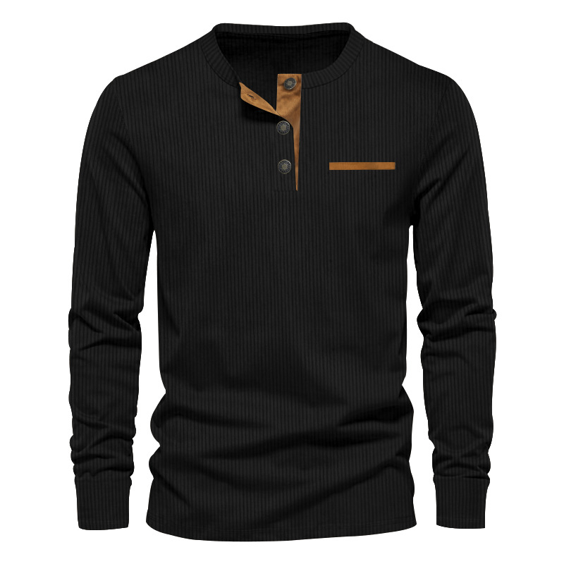 Nova camiseta masculina de man - Corduroy Button Up Shirt Men avaliação e preço