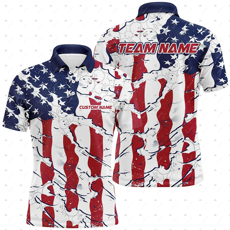 Camisas Polo de Manga Curta Pe - Short Sleeve Bowling Shirt Retro avaliação e preço