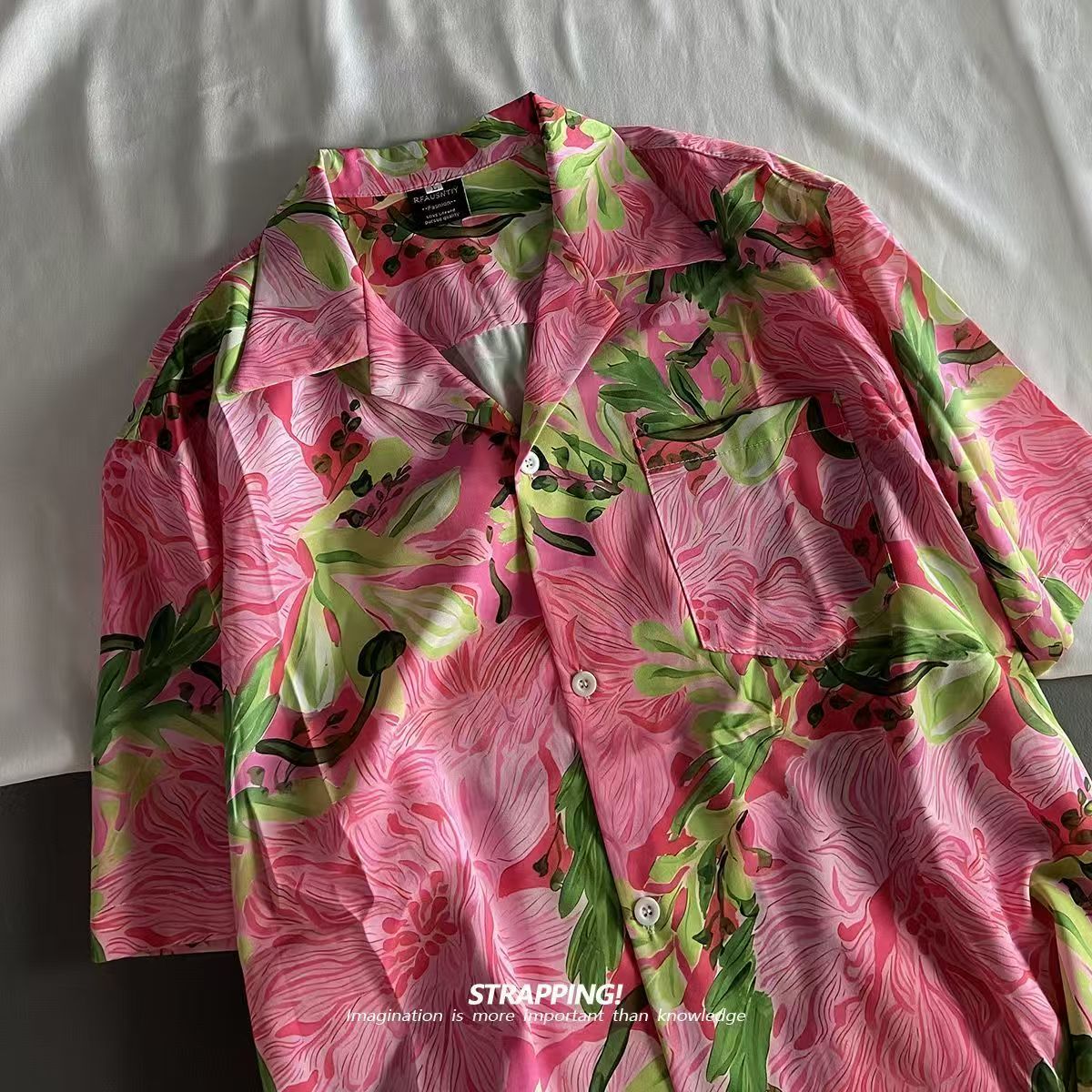 Vintage praia blusas vocação r - Vintage Hawaiian Floral Shirt avaliação e preço