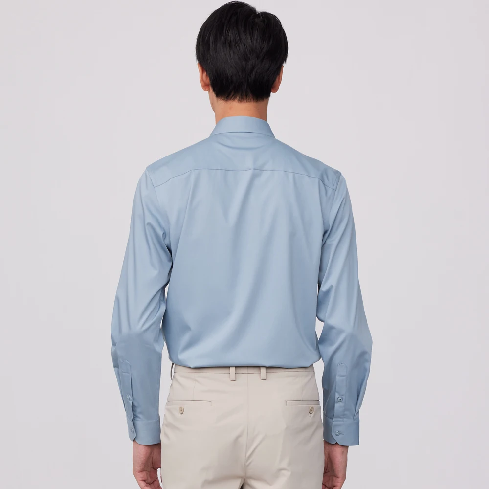 Camisa Social Masculina Sem Pa - Breathable Bamboo Fiber Shirt Non Iron avaliação e preço