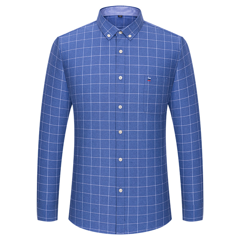 100% algodão puro oxford mascu - Oxford Cotton Casual Shirt Business avaliação e preço