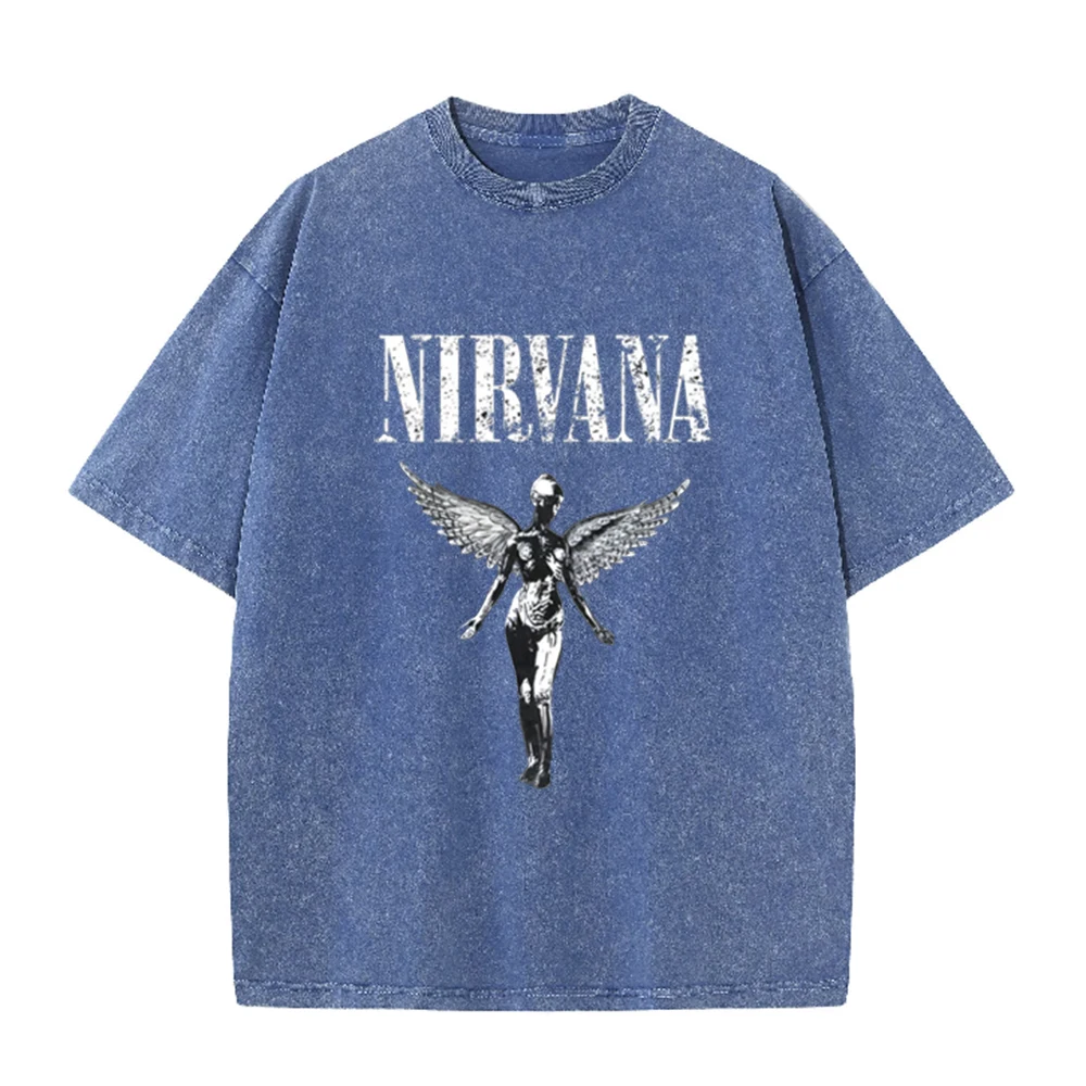 Camiseta Oversized Retro com L - Acid Wash Vintage Graphic T Shirt avaliação e preço