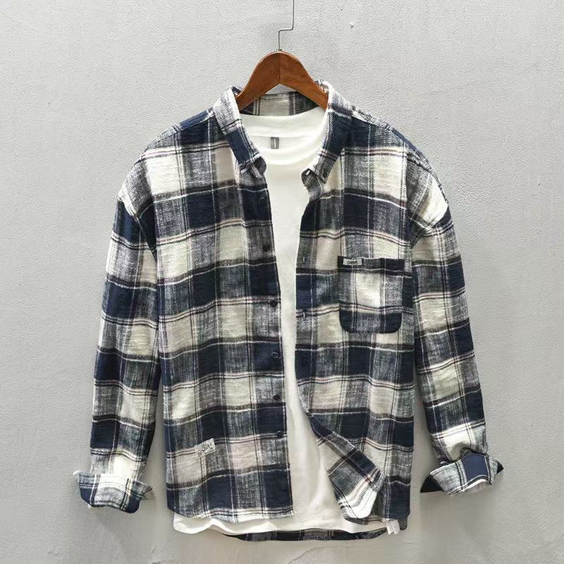 Camisa Casual Xadrez Nova Cole - Flannel Plaid Shirt Heavy Weight avaliação e preço