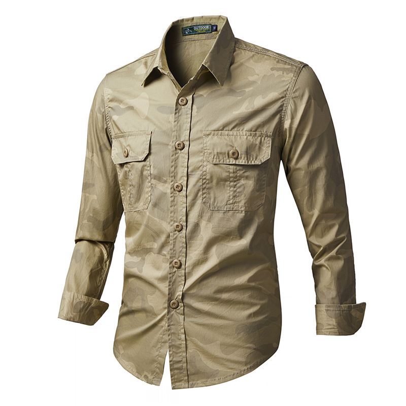 Camisas Táticas Masculinas de  - Tactical Military Shirt Cargo avaliação e preço
