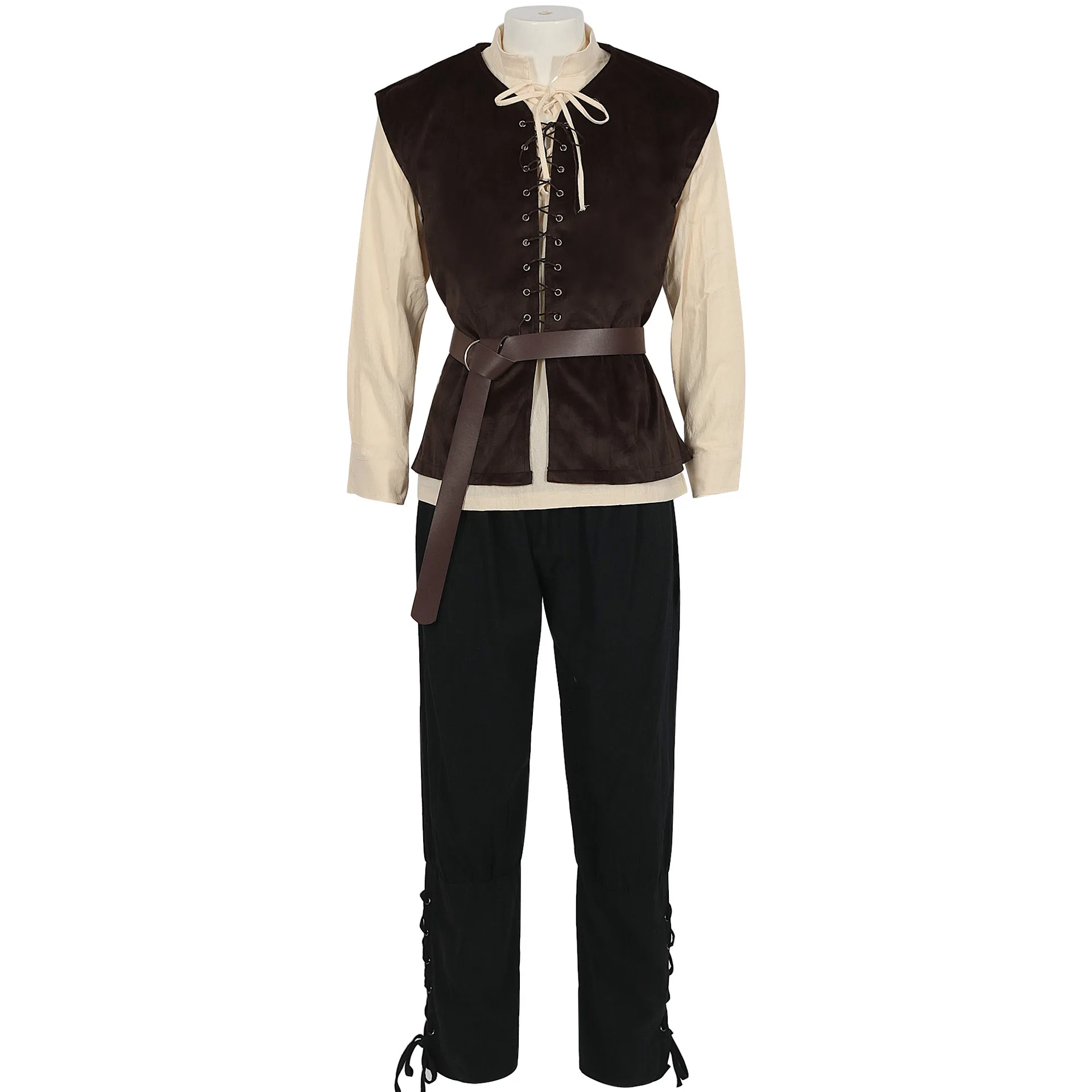 Camisas medievais gótico steam - Medieval Gothic Lace Up Pirate Shirt avaliação e preço