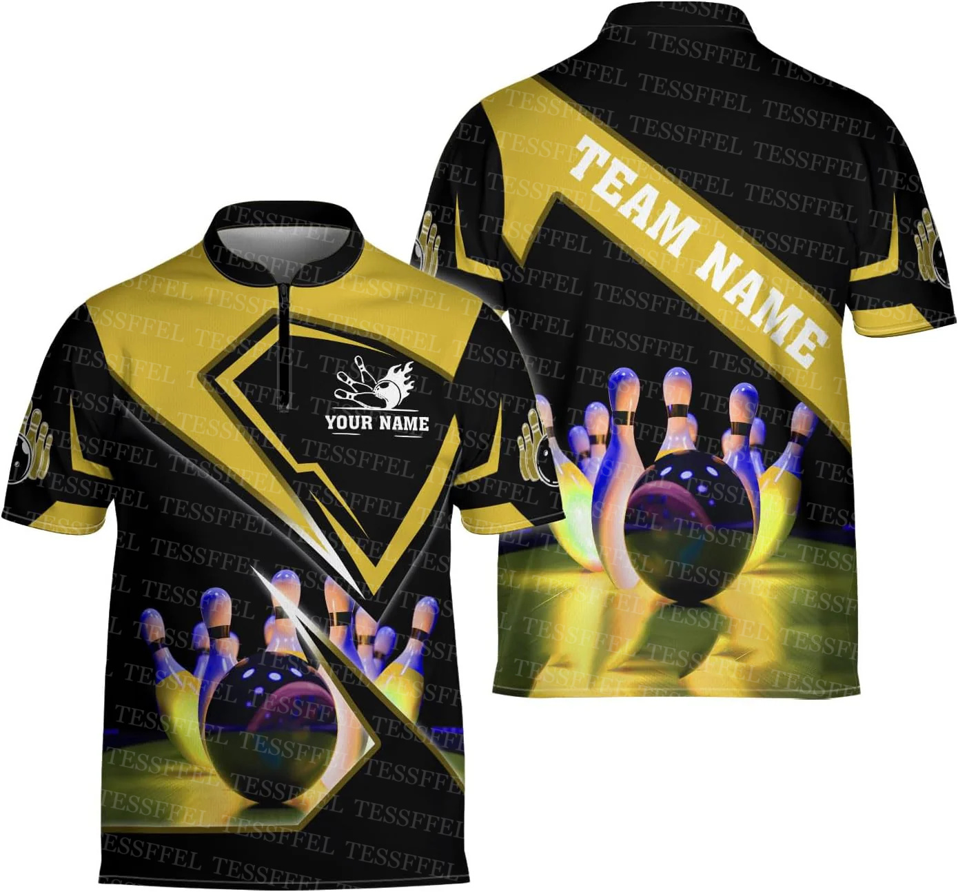 Nome personalizado graffiti ch - Short Sleeve Bowling Shirt Retro avaliação e preço