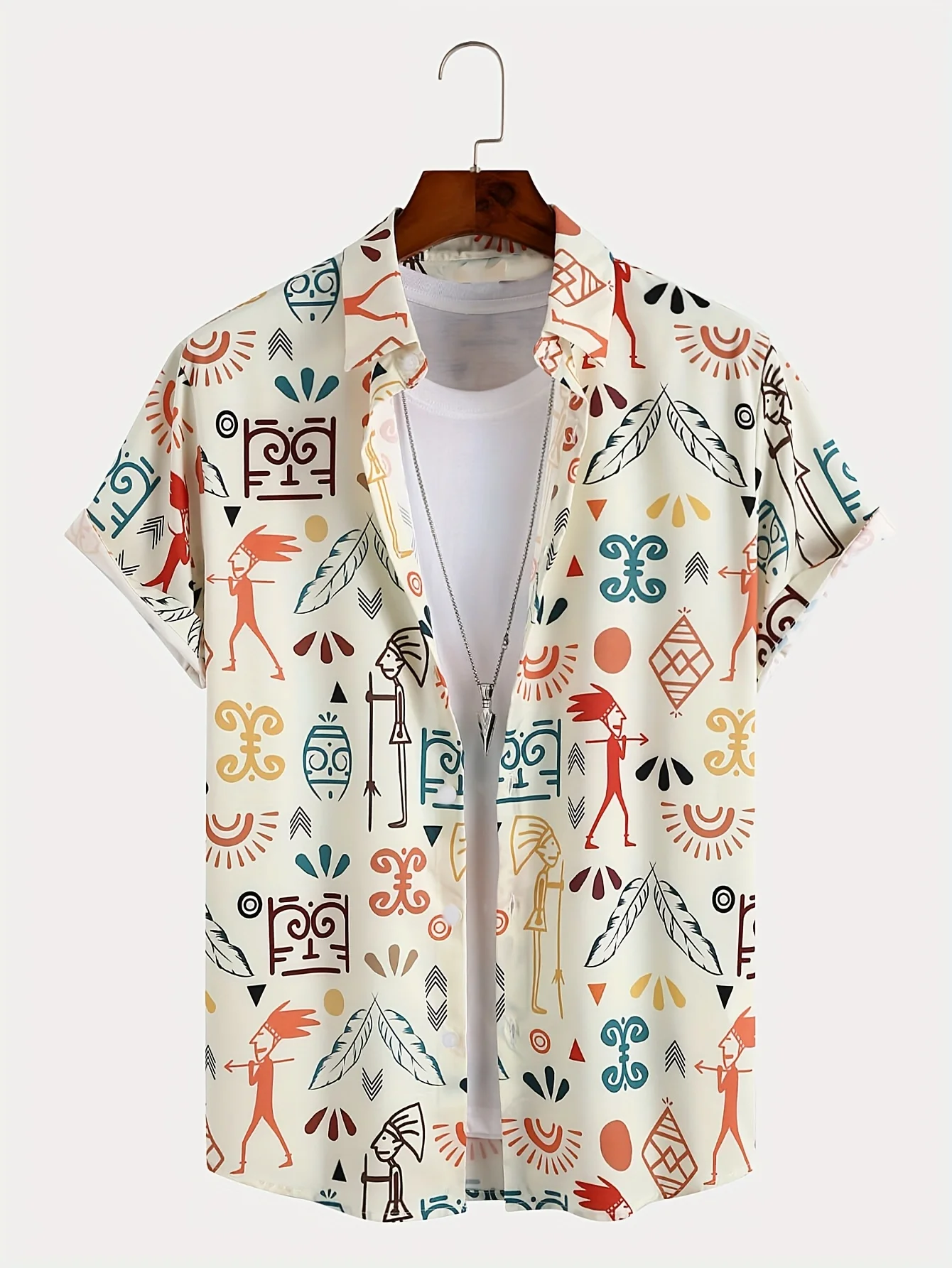 Camisa Havaiana Masculina de T - Vintage Hawaiian Floral Shirt avaliação e preço