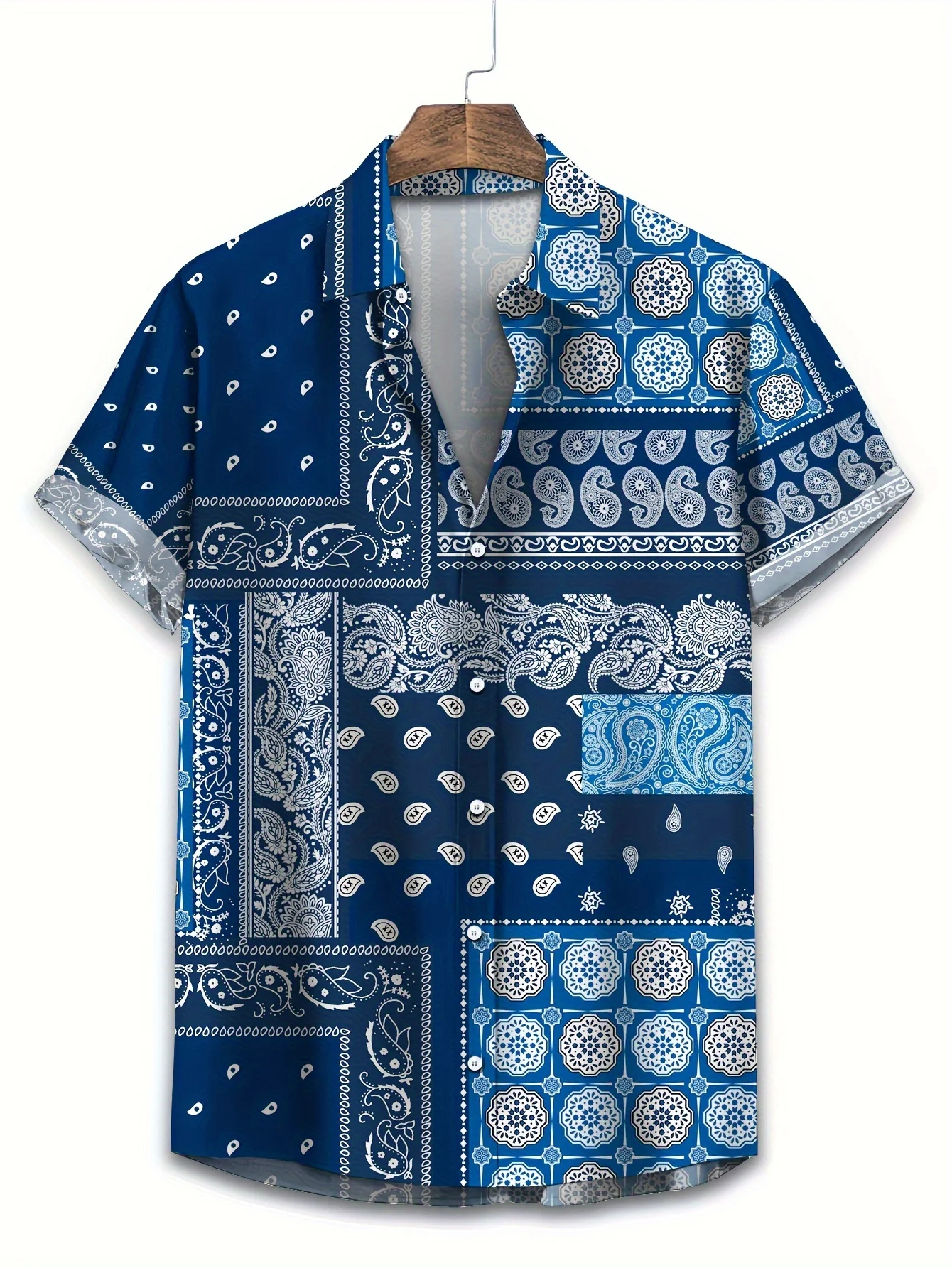 Camisa Havaiana Masculina de T - Vintage Hawaiian Floral Shirt avaliação e preço