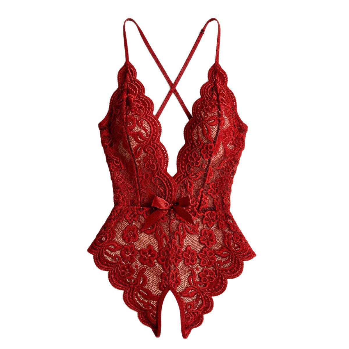 Lingerie sexy sem crotch para  - Underwear avaliação e preço