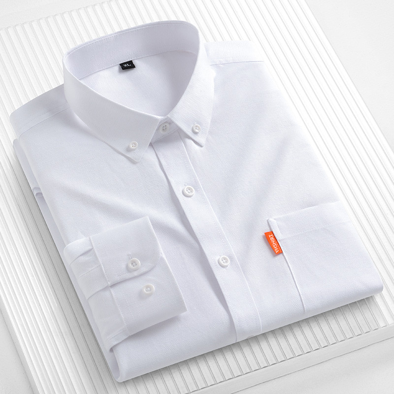 100% algodão puro camisa de ne - Oxford Cotton Casual Shirt Business avaliação e preço