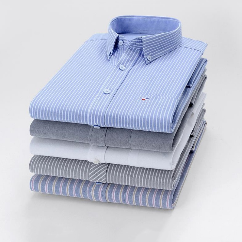 Camisa Oxford de manga longa m - Oxford Cotton Casual Shirt Business avaliação e preço