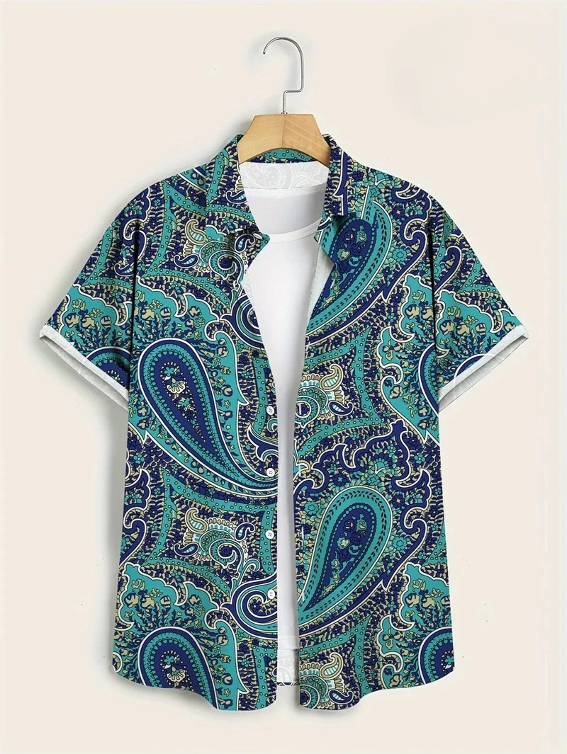 Camisa Havaiana Paisley Colori - Vintage Hawaiian Floral Shirt avaliação e preço