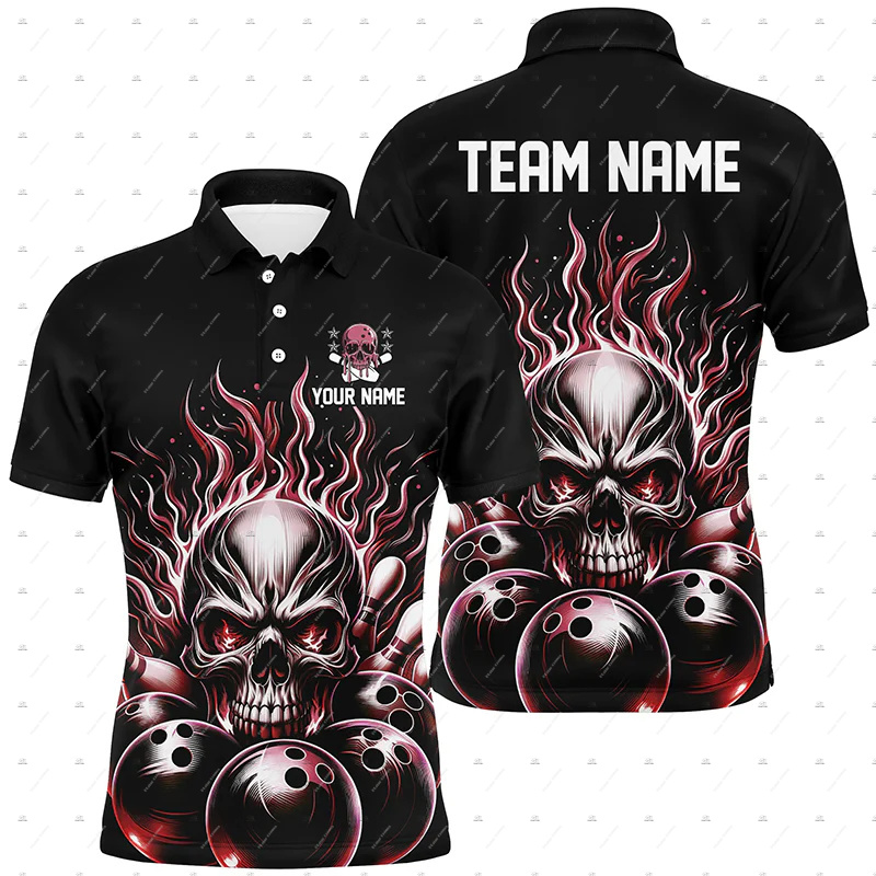 Camisas Polo de Manga Curta Pe - Short Sleeve Bowling Shirt Retro avaliação e preço