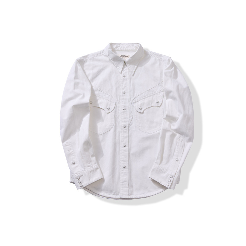 Camisa ocidental americana vin - Mens Western Denim Pearl Snap Shirt avaliação e preço
