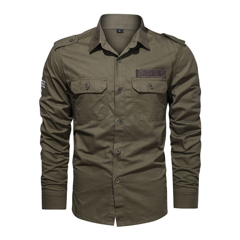 Camisas de carga para homens e - Tactical Military Shirt Cargo avaliação e preço