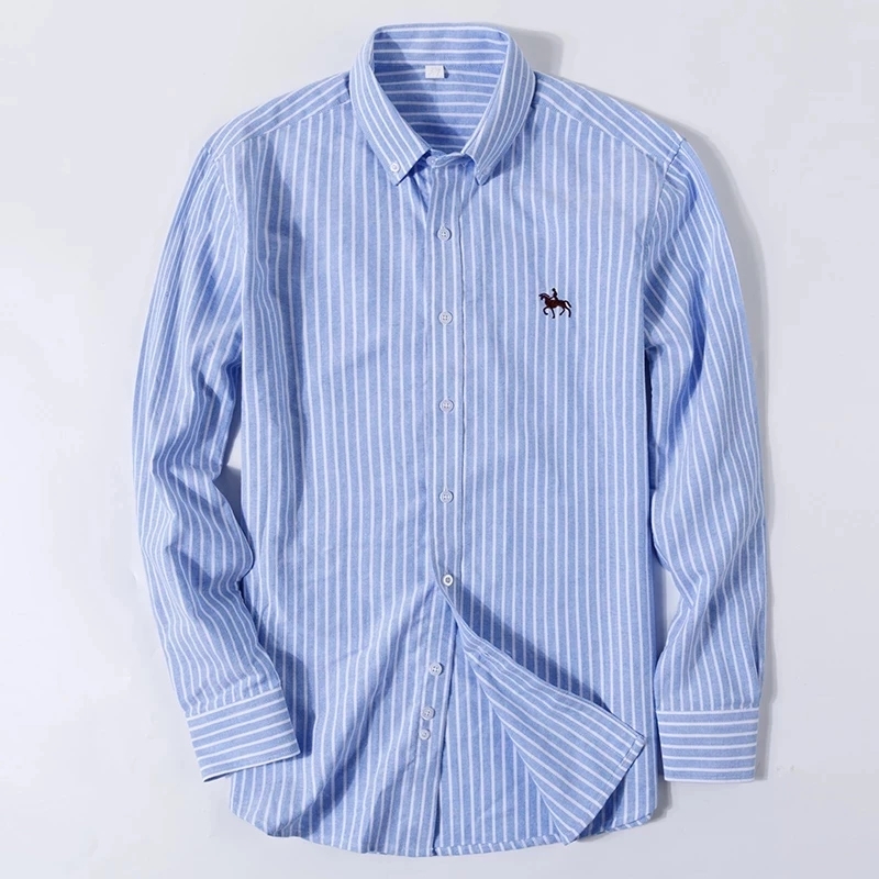 S-6XL oxford camisas para home - Oxford Cotton Casual Shirt Business avaliação e preço