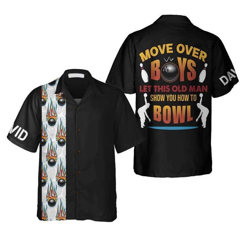 Camisa clássica retrô com esta - Short Sleeve Bowling Shirt Retro avaliação e preço
