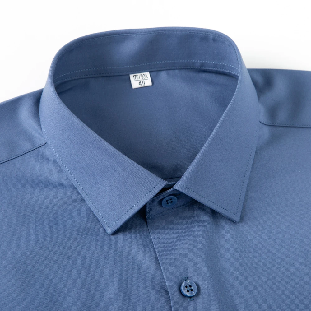 Camisa Masculina Casual de Man - Breathable Bamboo Fiber Shirt Non Iron avaliação e preço