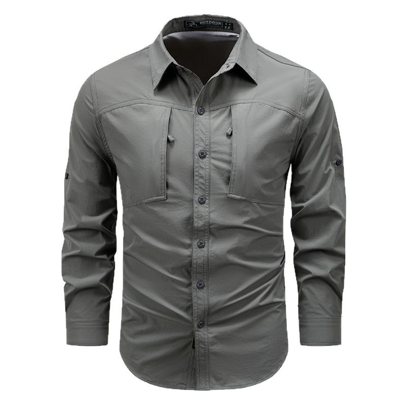 Camisas masculinas de manga co - Tactical Military Shirt Cargo avaliação e preço