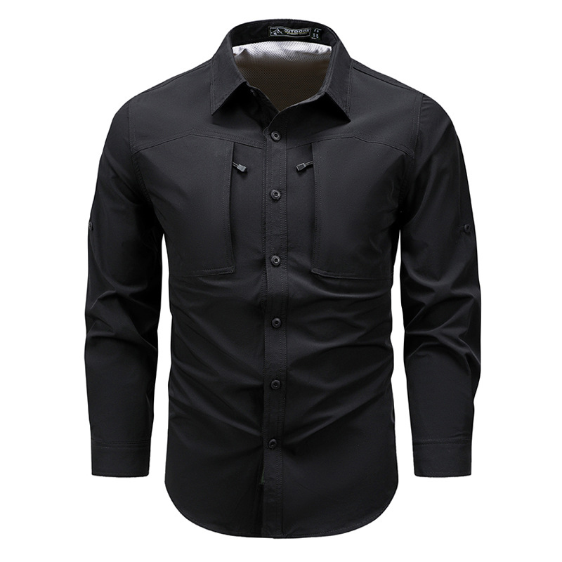 Camisas masculinas de manga co - Tactical Military Shirt Cargo avaliação e preço